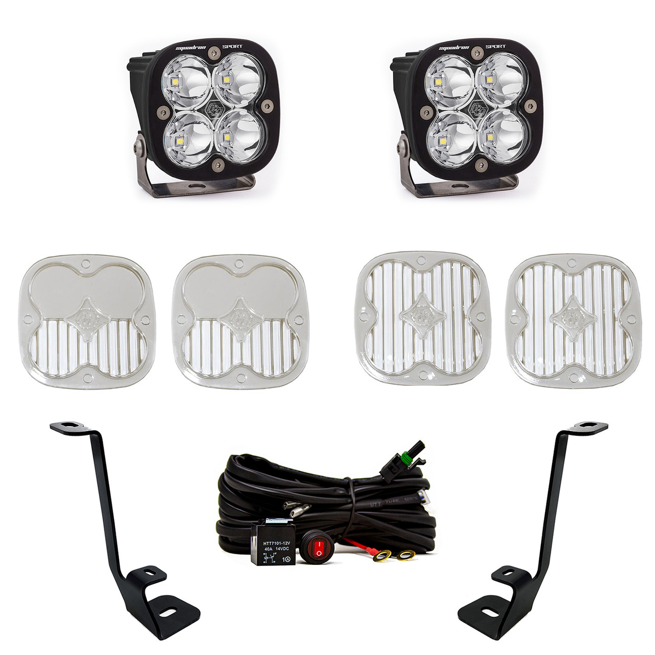 Ford Squadron Sport A-Pillar Light Kit - Ford 2021-22 F-150 - Baja