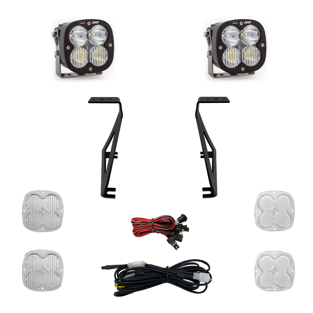 Ford XL80 A-Pillar Light Kit - Ford 2021-24 F-150 - Baja Designs